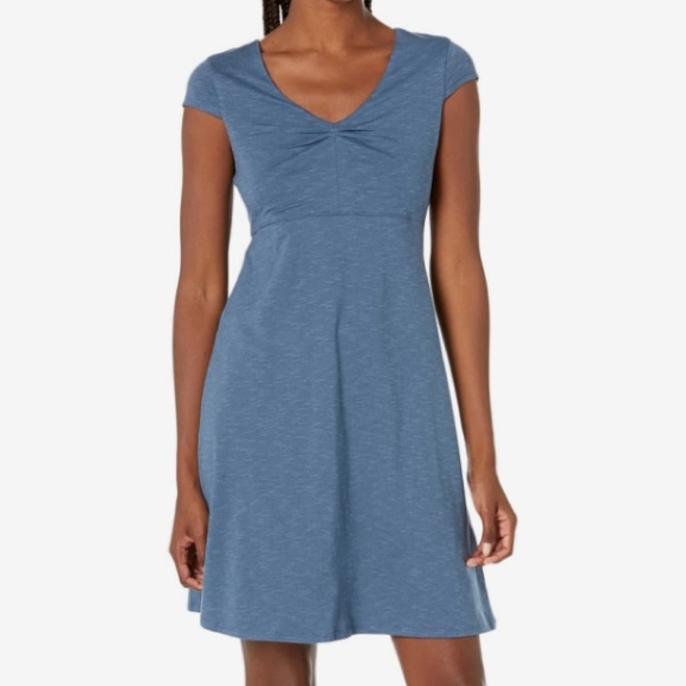 Horny Toad (Toad&Co) Rosemarie Dress Periwinkle Blue Size Large